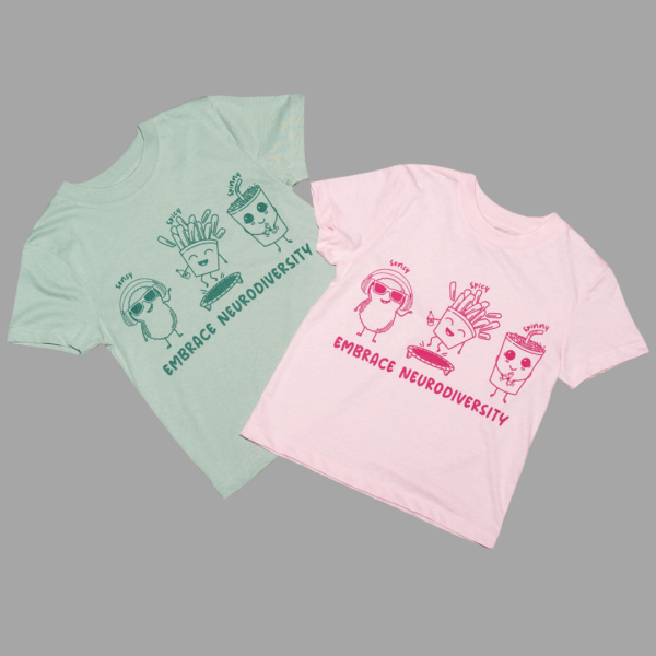 Child T-Shirt - Sensory Friendly - Neurodiversity Affirming Print